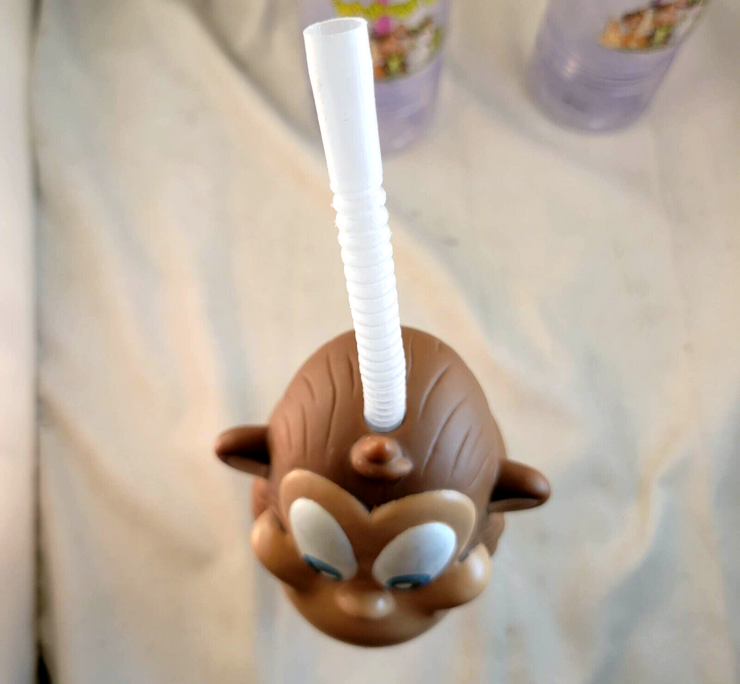 3D Frog Gorilla Alligator Rainforest Café Souvenir Travel Water Bottle W/Handle