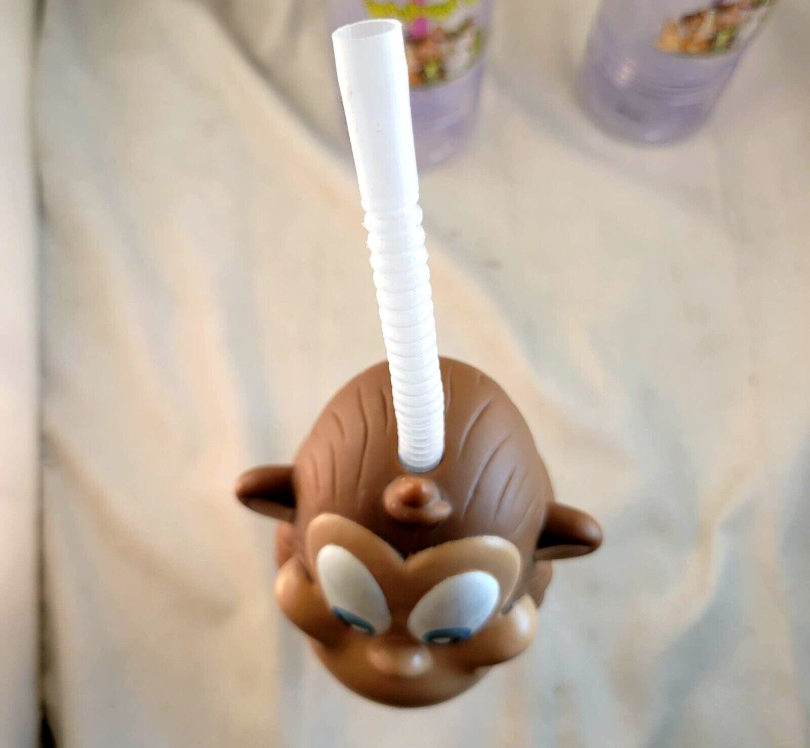 3D Frog Gorilla Alligator Rainforest Café Souvenir Travel Water Bottle W/Handle