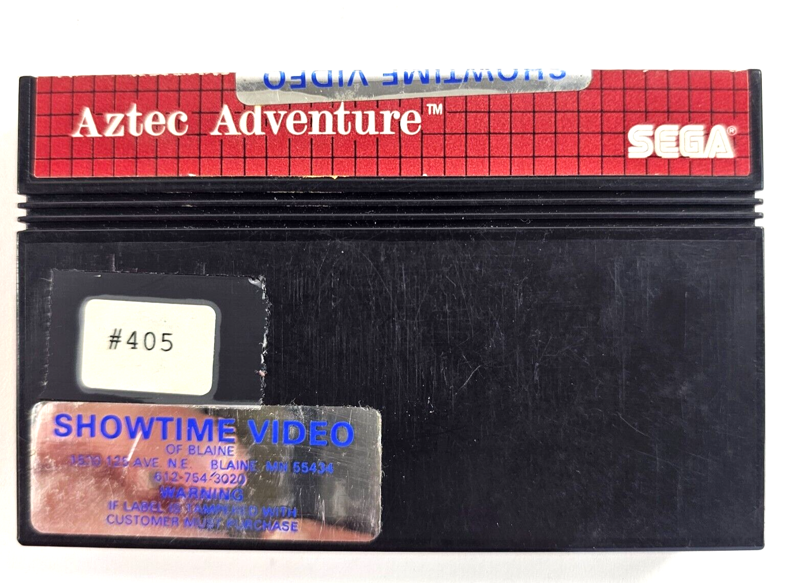 Aztec Adventure (Sega Master System, 1988) Game and Case - Tested - Read