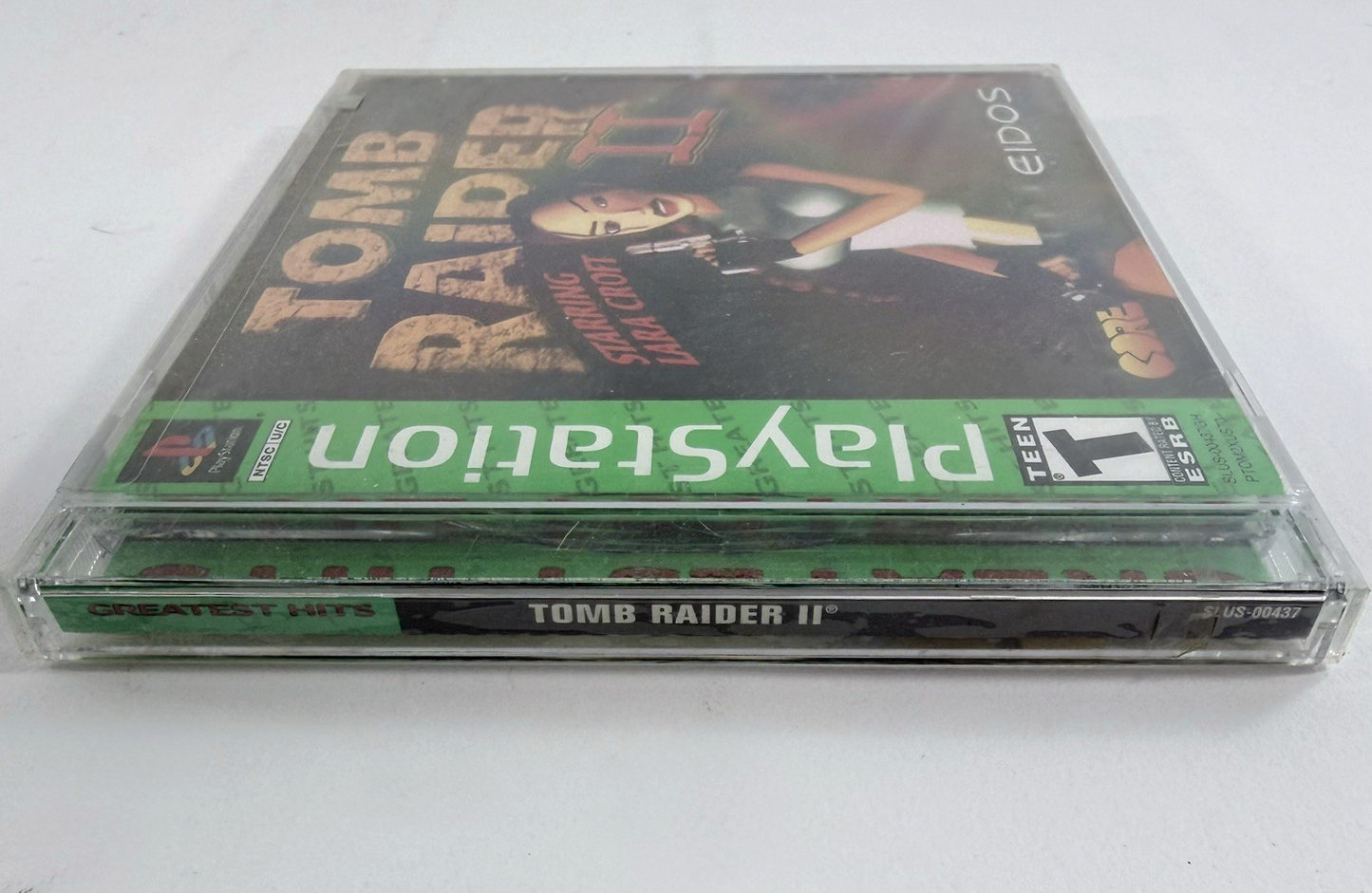 Tomb Raider 2 (Sony PlayStation, 1997) Factory Sealed - Some Wear - Read