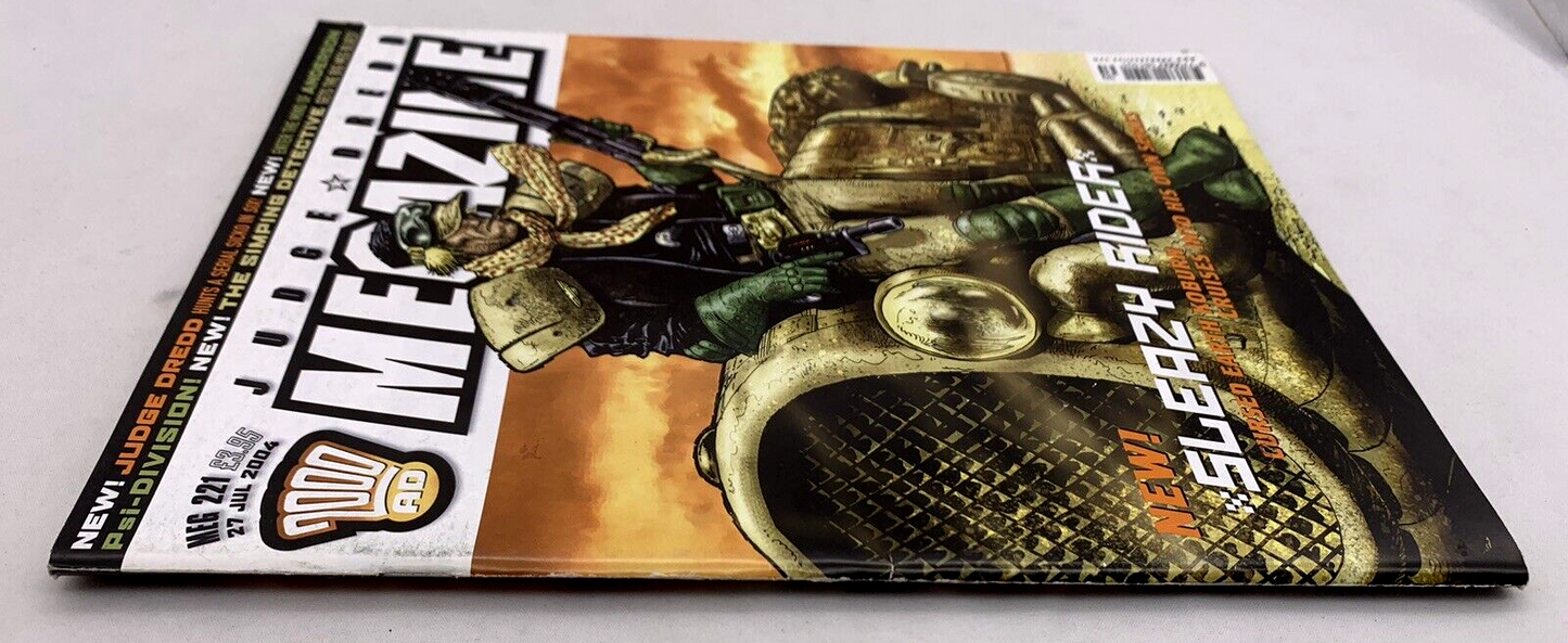 200AD Judge Dredd Megazine Meg #221 - 27 July 2004 - Sleazy Rider UK Comics