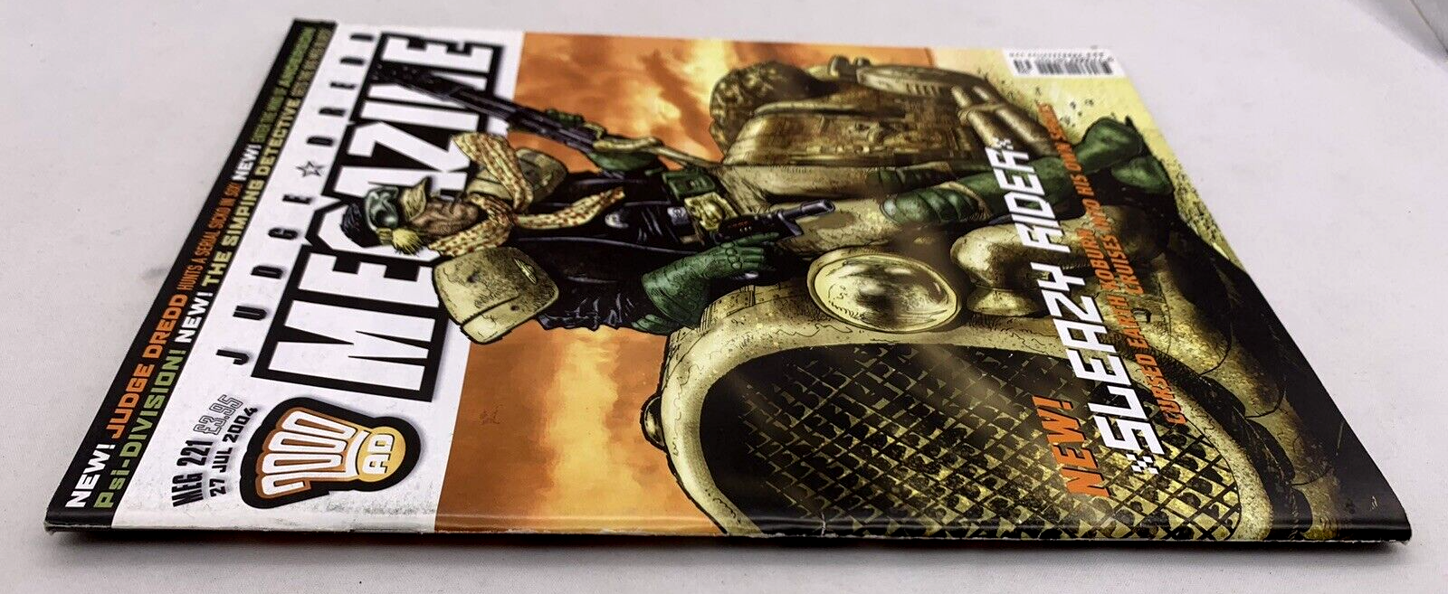 200AD Judge Dredd Megazine Meg #221 - 27 July 2004 - Sleazy Rider UK Comics