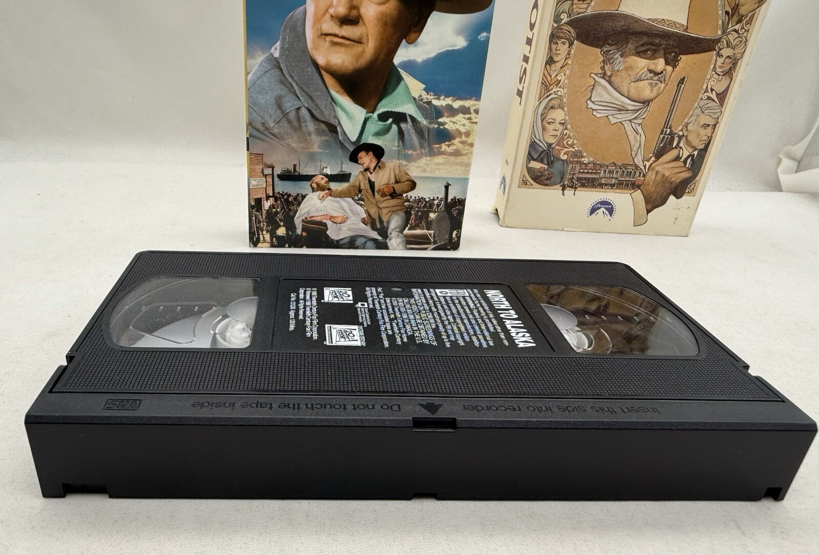 North to Alaska (VHS, 1989) The Shootist (1988) John Wayne Bundle - Tested