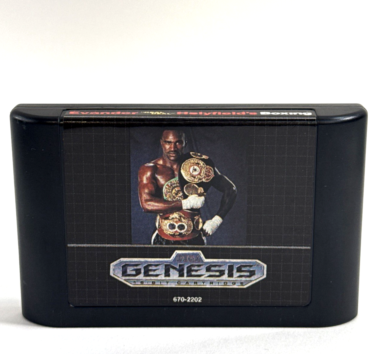 Evander Holyfield's "Real Deal" Boxing (Sega Genesis, 1992) Game, Case, Manual