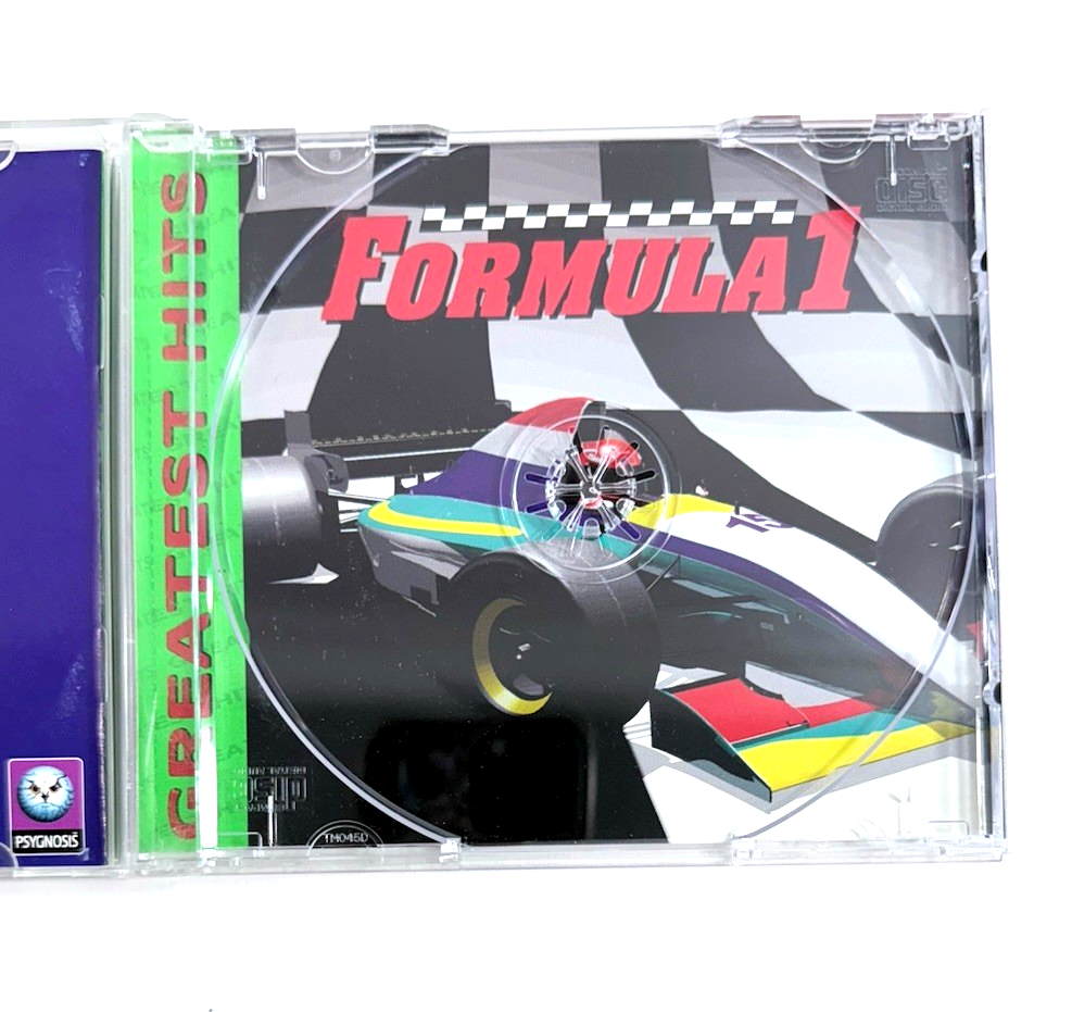 Formula 1 (Sony PlayStation 1, 1996) Game Case Manual Registration - Tested