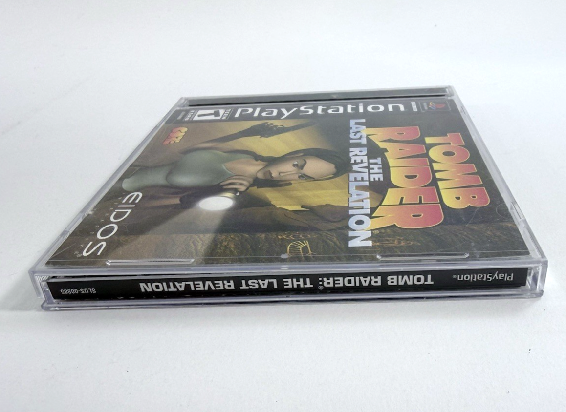 Tomb Raider: The Last Revelation (PlayStation 1, 1999) Game Case Manual Reg.