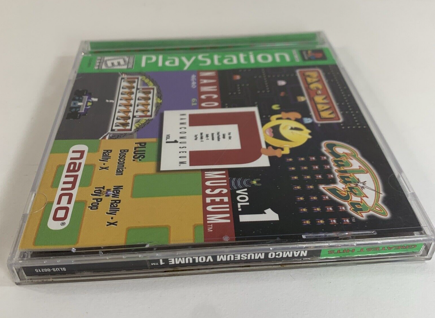 Namco Museum Vol. 1 (Sony PlayStation 1, 1995) Game Case Manual Registration CIB