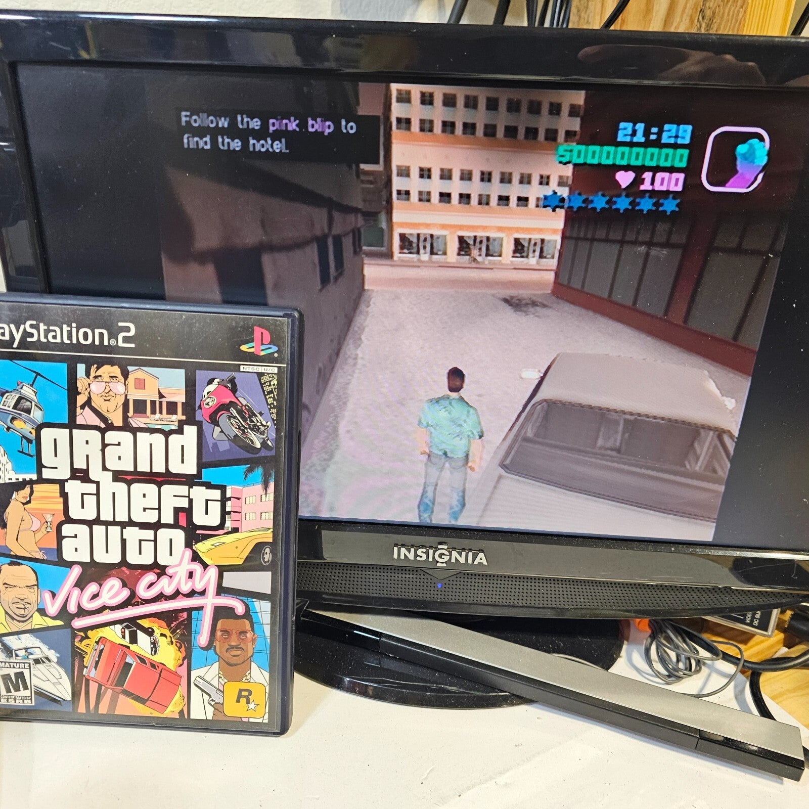 Grand Theft Auto: Vice City (Sony PlayStation 2, 2002) Game Case Manual - Tested