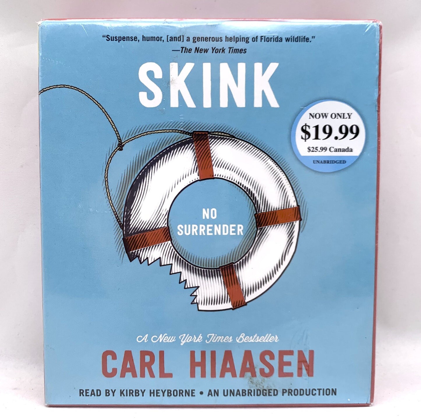 Skink--No Surrender by Carl Hiaasen (2016, 7-CD Set) New, Sealed