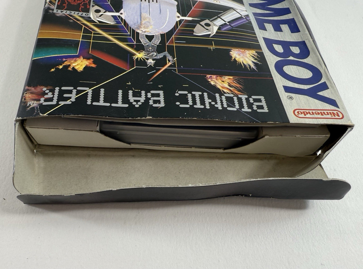 Bionic Battler (Nintendo GameBoy, 1992) Game Box Manual Registration Inserts