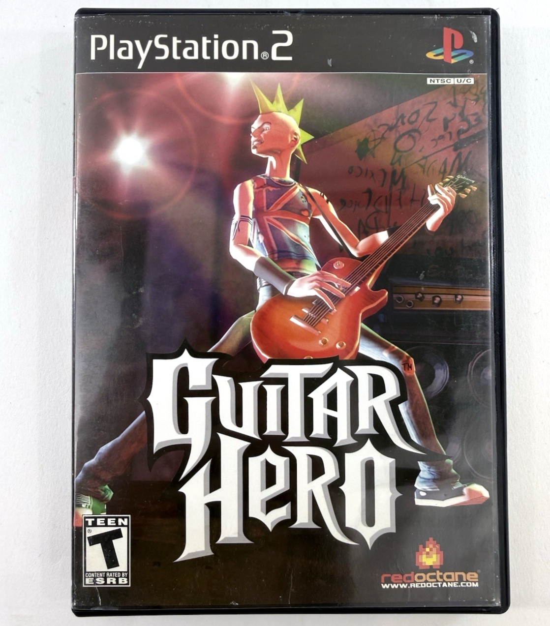 Guitar Hero (Sony PlayStation 2, 2006) Game, Case, Manual - Tested and Working