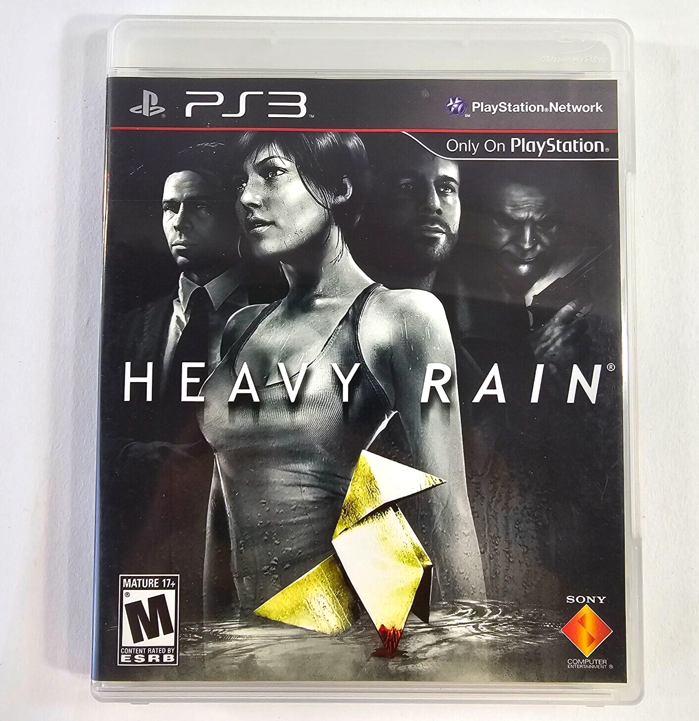 Heavy Rain (Sony PlayStation 3, 2010) Game Case Manual - Tested and Working