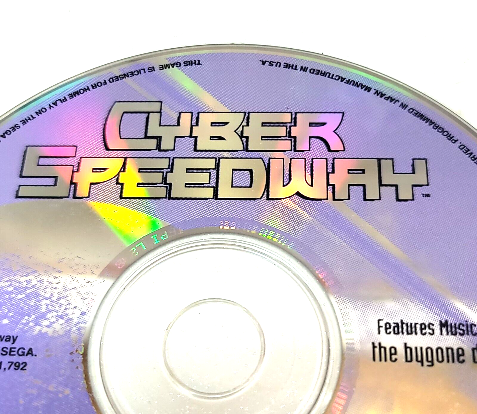 Cyber Speedway (Sega Saturn, 1995) Game Disc - Tested and Working