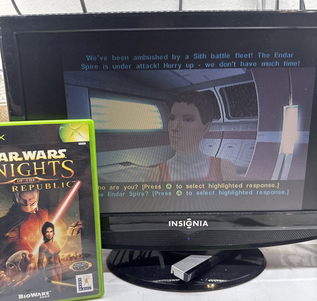 Star Wars Knights of the Old Republic (Xbox, 2003) Game Case Manual Registration