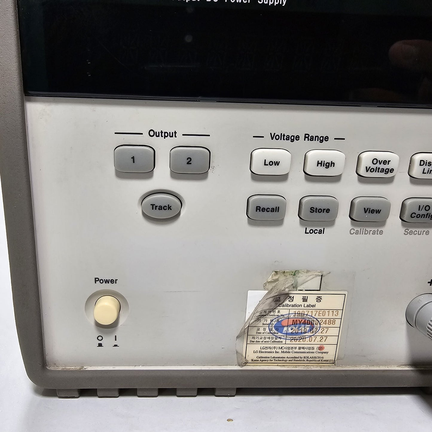 Agilent E3648A Dual Output DC Power Supply 0-8V,5A/0-20V,2.5A - Tested - 2488