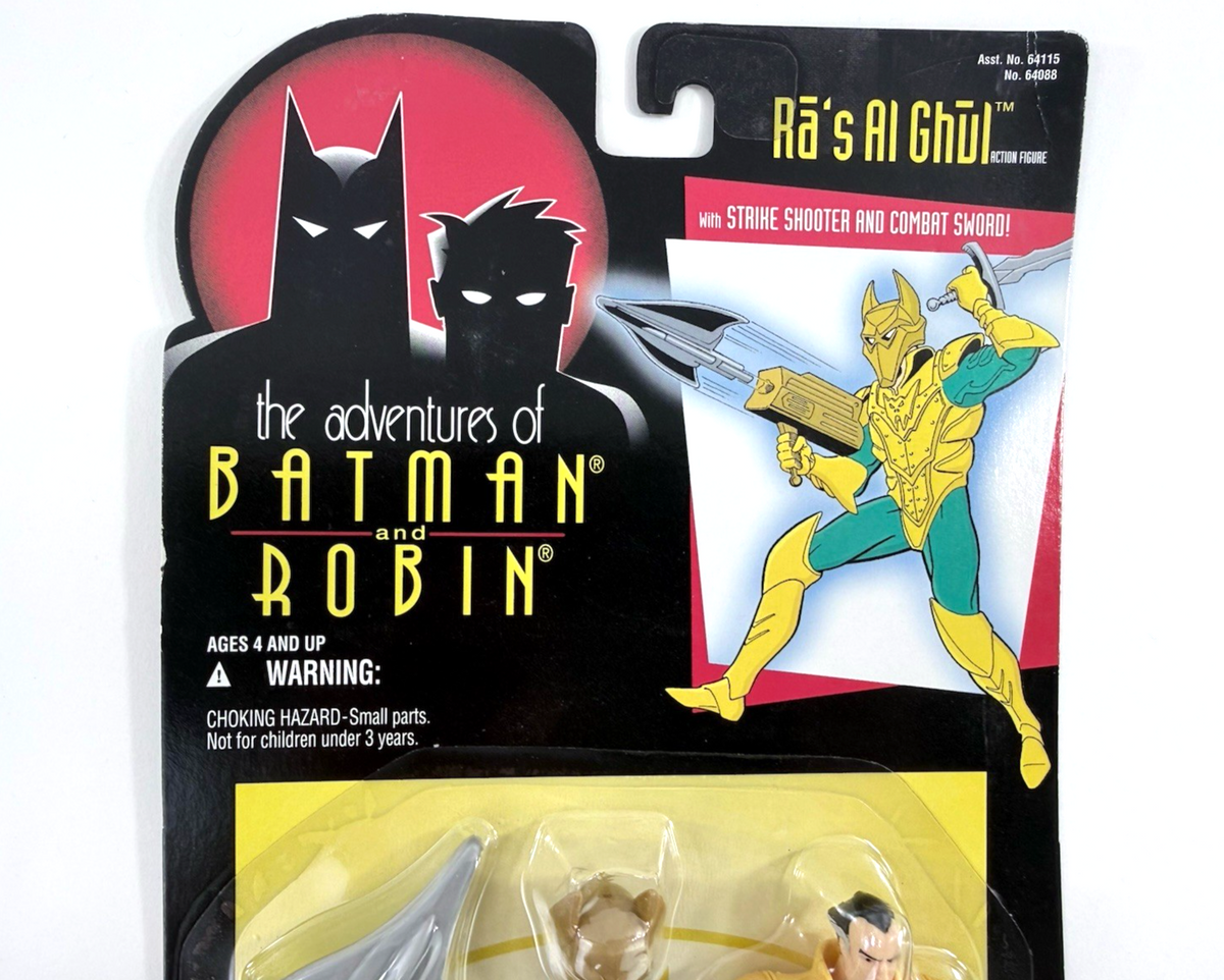 Kenner 1995 Adventures of Batman and Robin Ra’s Al Ghul 4” Sealed Action Figure