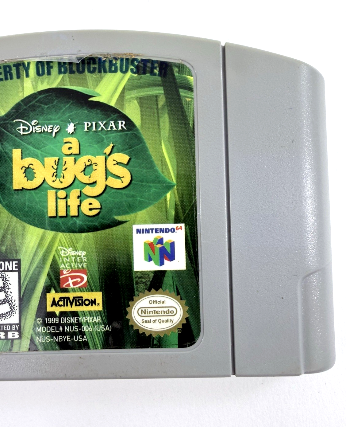 A Bug's Life (Nintendo 64, 1999) Game Cartridge - Tested and Working