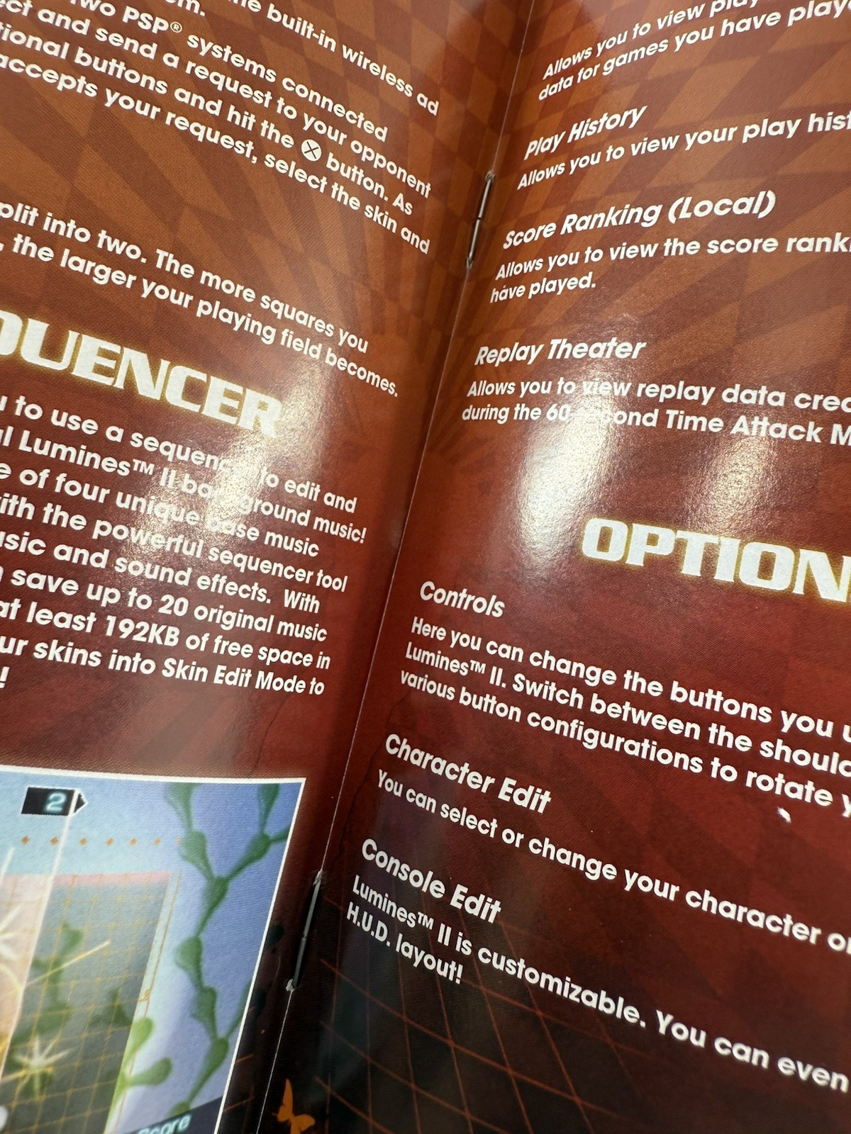 Lumines II (Sony PSP, 2006) Game, Case, Manual, Registration Card - Tested