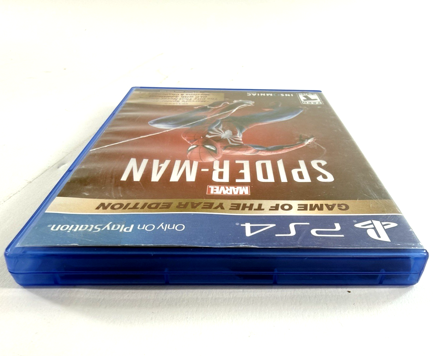 Marvel Spider-Man (PlayStation 4, 2018) Game, Case, Insert - Tested and Working