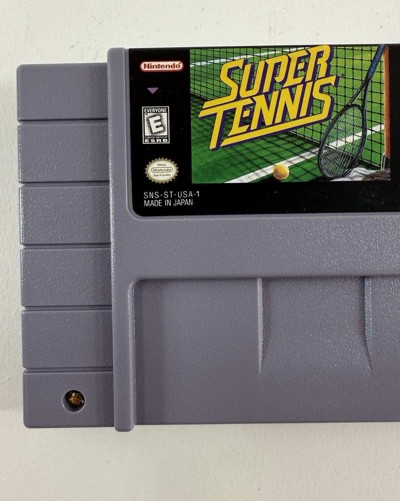 Super Tennis (Super Nintendo SNES, 1991) Game Box Manual Inserts - Tested