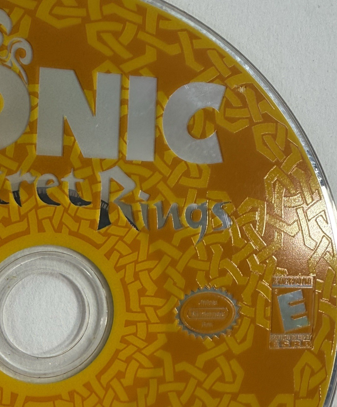 Sonic and the Secret Rings (Nintendo Wii, 2007) Game Disc - Tested and Working