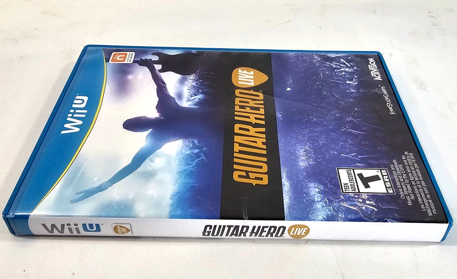 Guitar Hero Live (Wii U, 2015) Game Case Manual - Tested - No Accessories