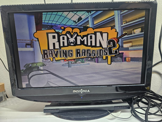 Rayman Raving Rabbids 2 (Nintendo Wii, 2007) Game Disc - Tested and Working