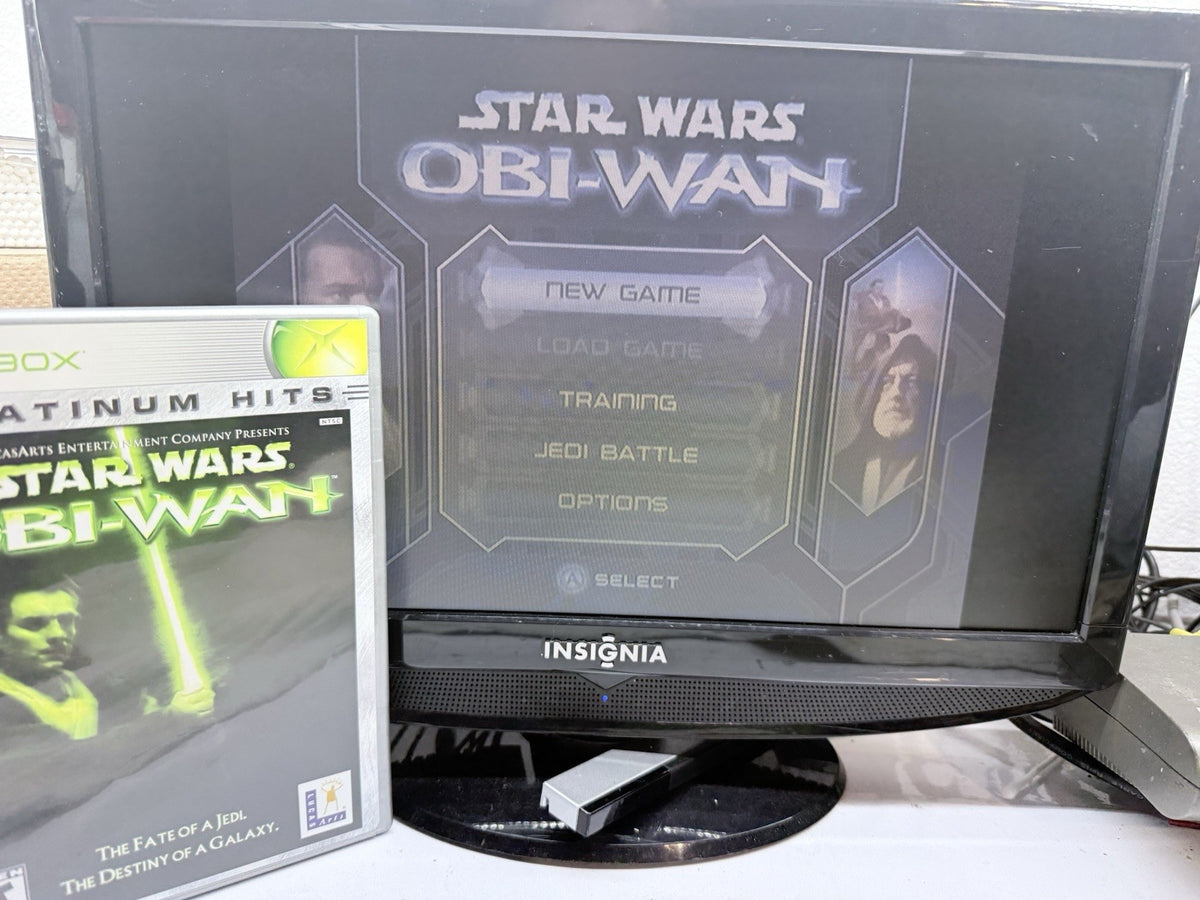 Star Wars: Obi-Wan (Microsoft Xbox, 2001) Game Case Manual Registration - Tested