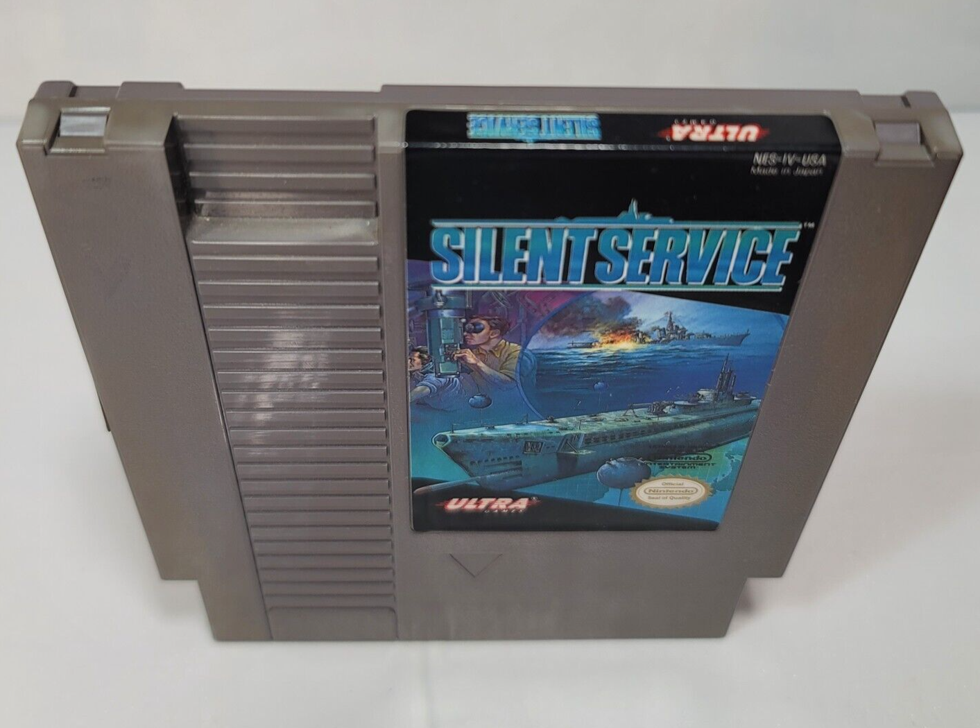 Silent Service (Nintendo Entertainment System, 1989) Game and Manual