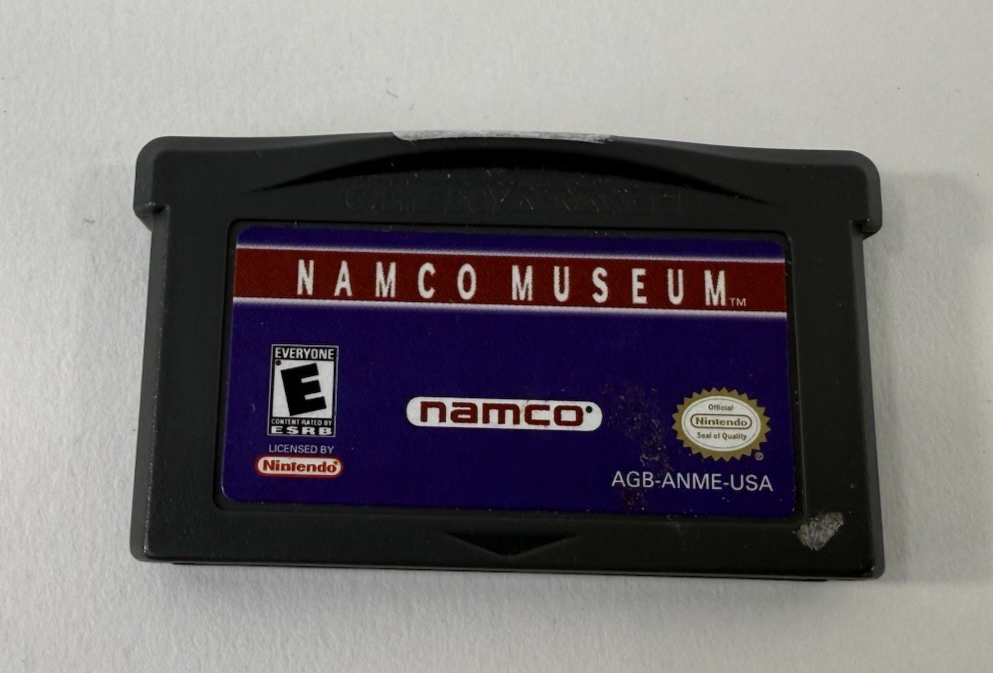 Namco Museum (Nintendo Gameboy Advance, 2001) Game Cartridge - Tested