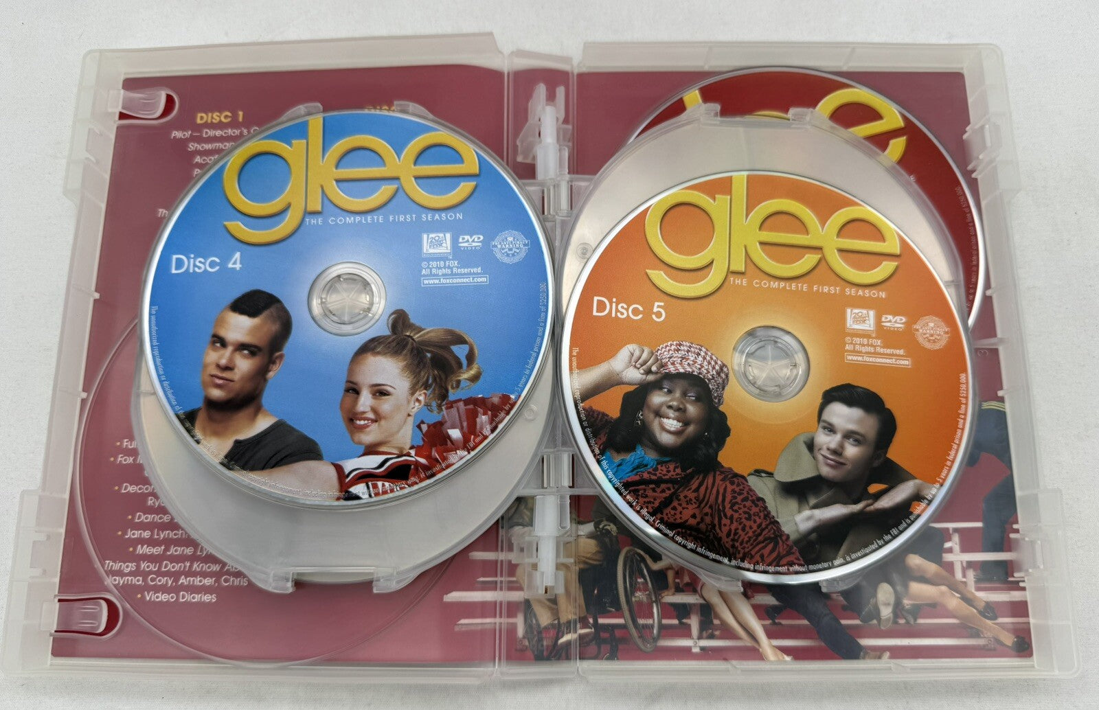 Glee: The Complete First Season (DVD, 2010, Gleek Edition) Tested and Working
