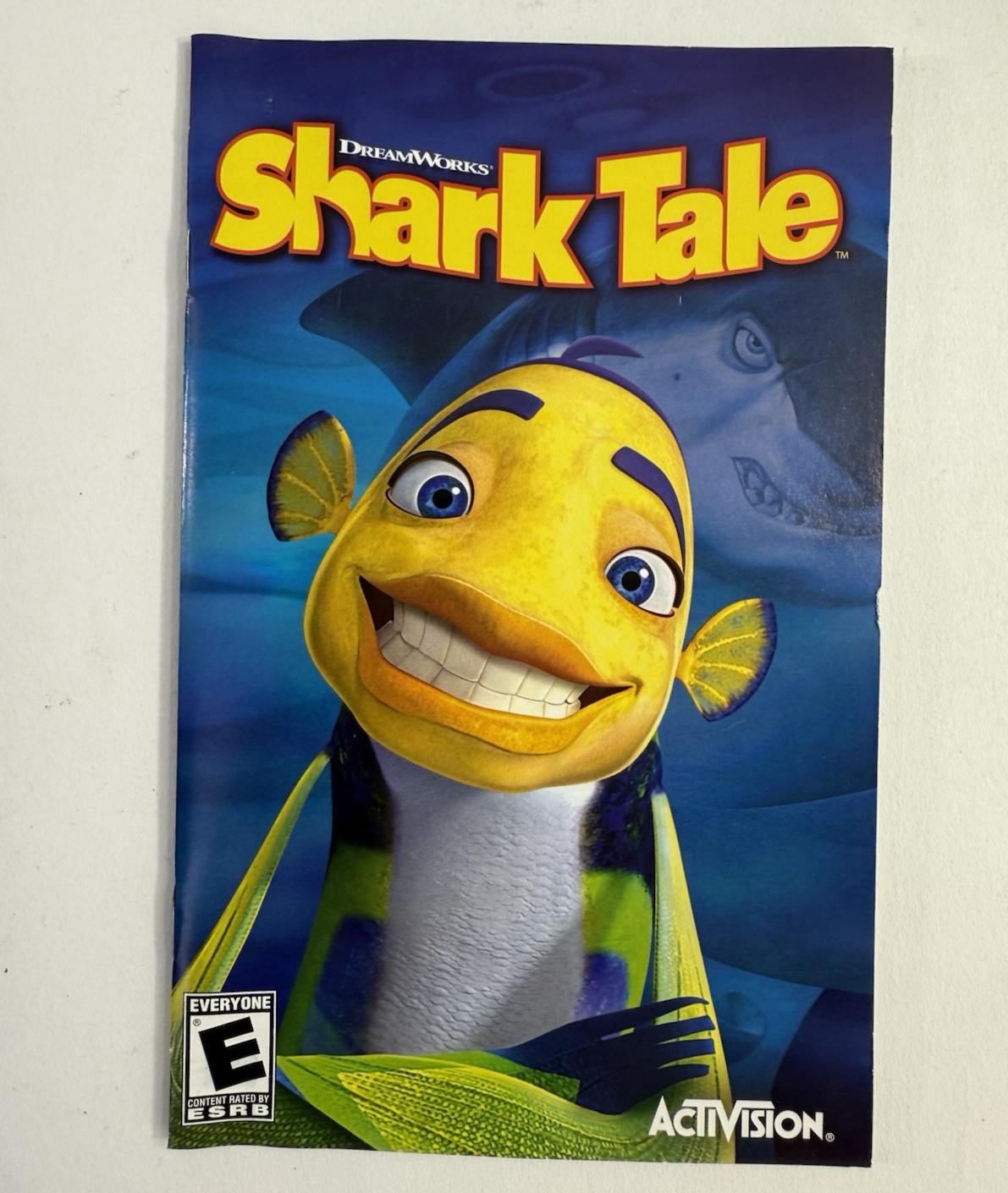 DreamWorks' Shark Tale (Sony PlayStation 2, 2004) Game Case Manual - Tested