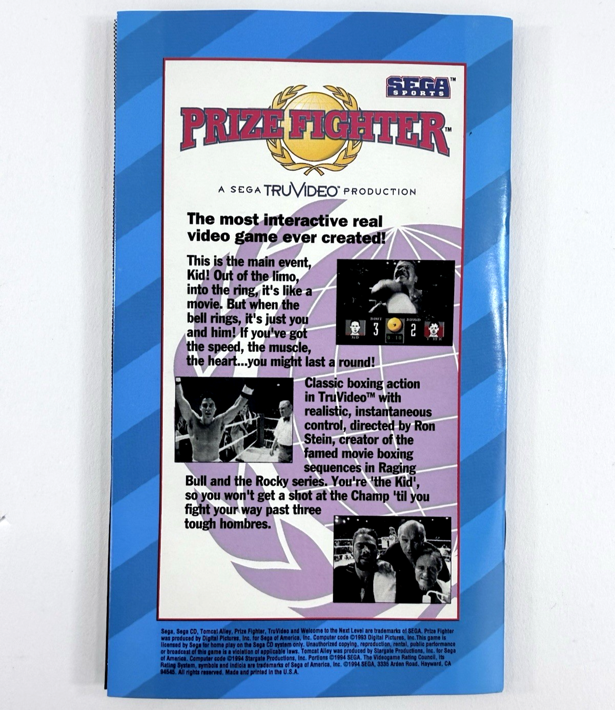Tomcat Alley (Sega CD, 1994) Game Case Manual Registration Card - Tested