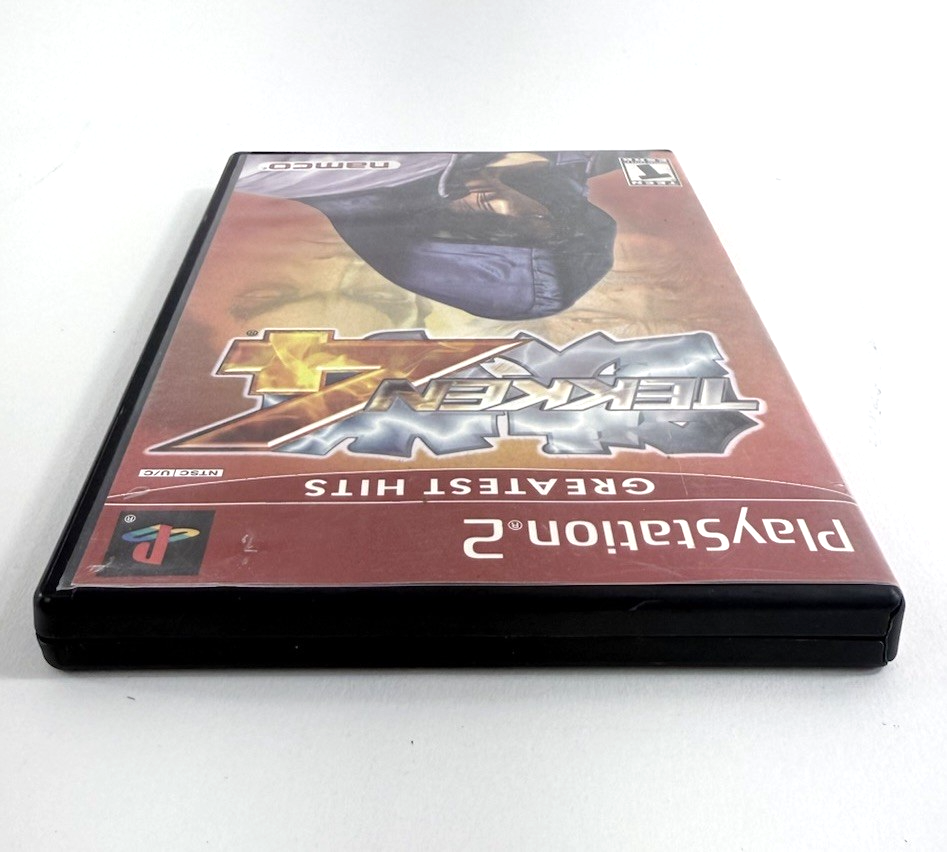 Tekken 4 (Sony PlayStation 2, 2002) Game Case Manual Registration Card - Tested