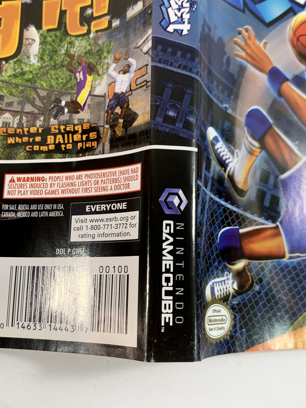 NBA Street (Nintendo Gamecube, 2001) Original Game Case and Artwork Only