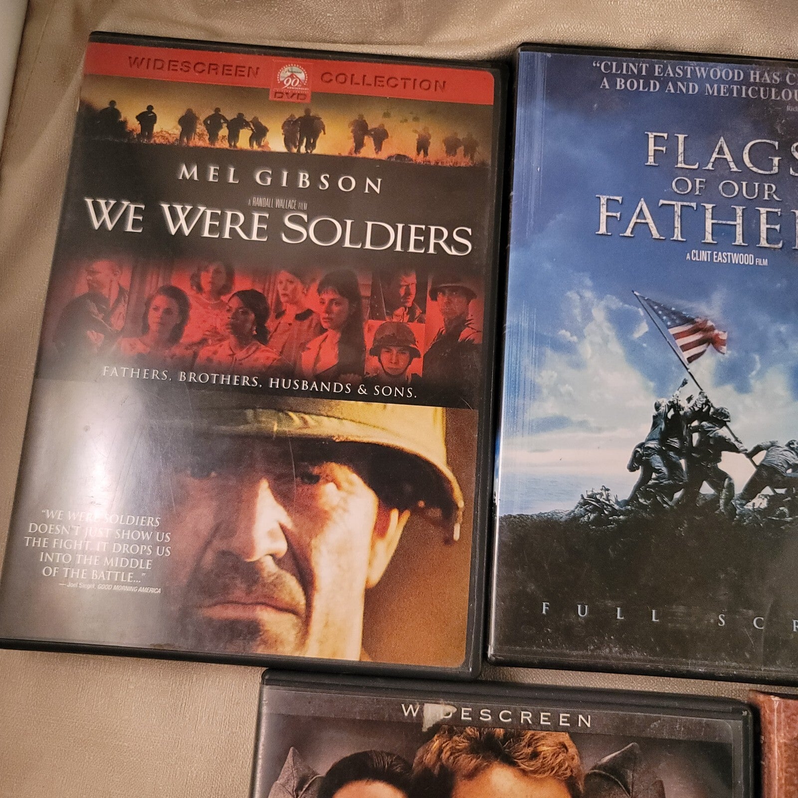 We Were Soldiers (WW2 DVD bundle) Flyboys, Pearl Harbor, Men of Honor, Flags of