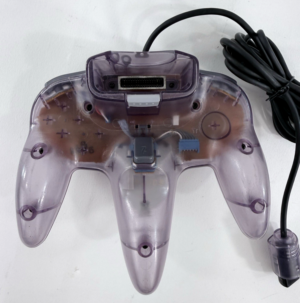 Nintendo 64 NUS-005 Funtastic Atomic Purple Controller - Tested and Working