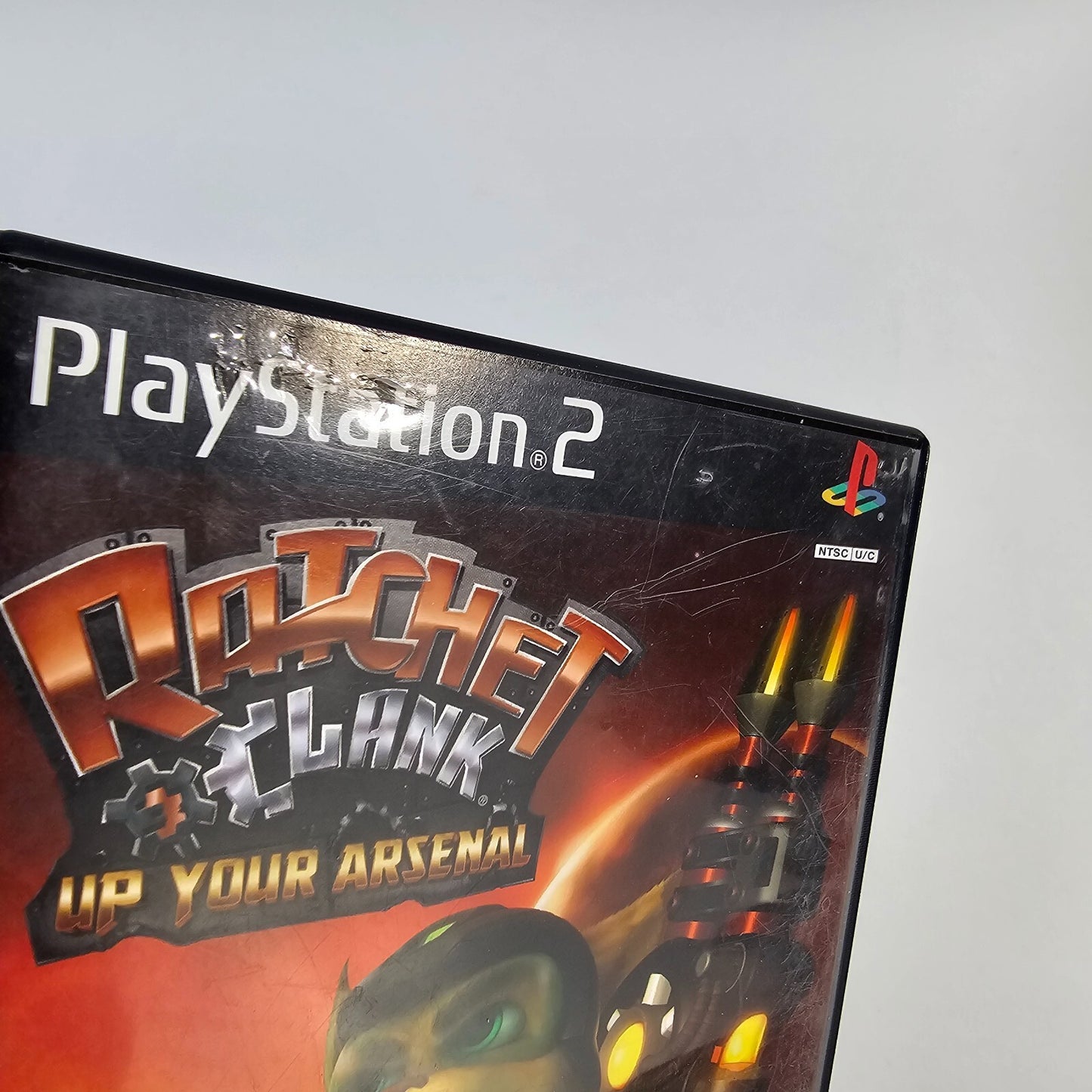 Ratchet & Clank: Up your Arsenal (PlayStation 2, 2004) Game Case Manual Insert