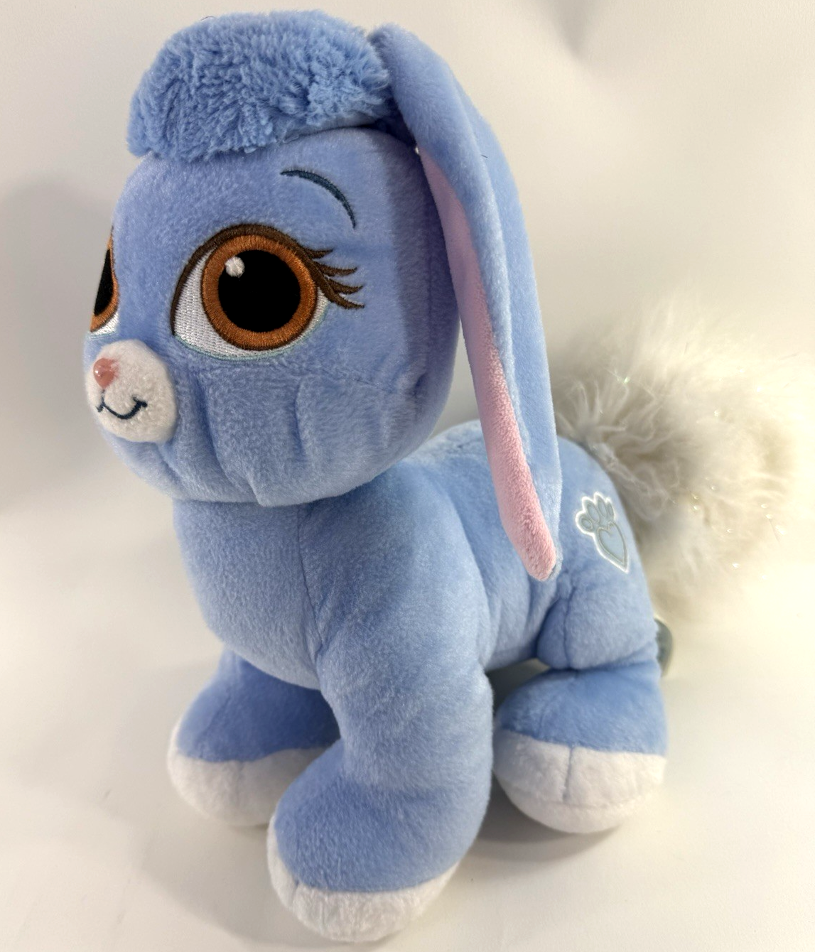 Build A Bear Disney Palace Pets 12” Berry Blue Bunny Plush - Retired