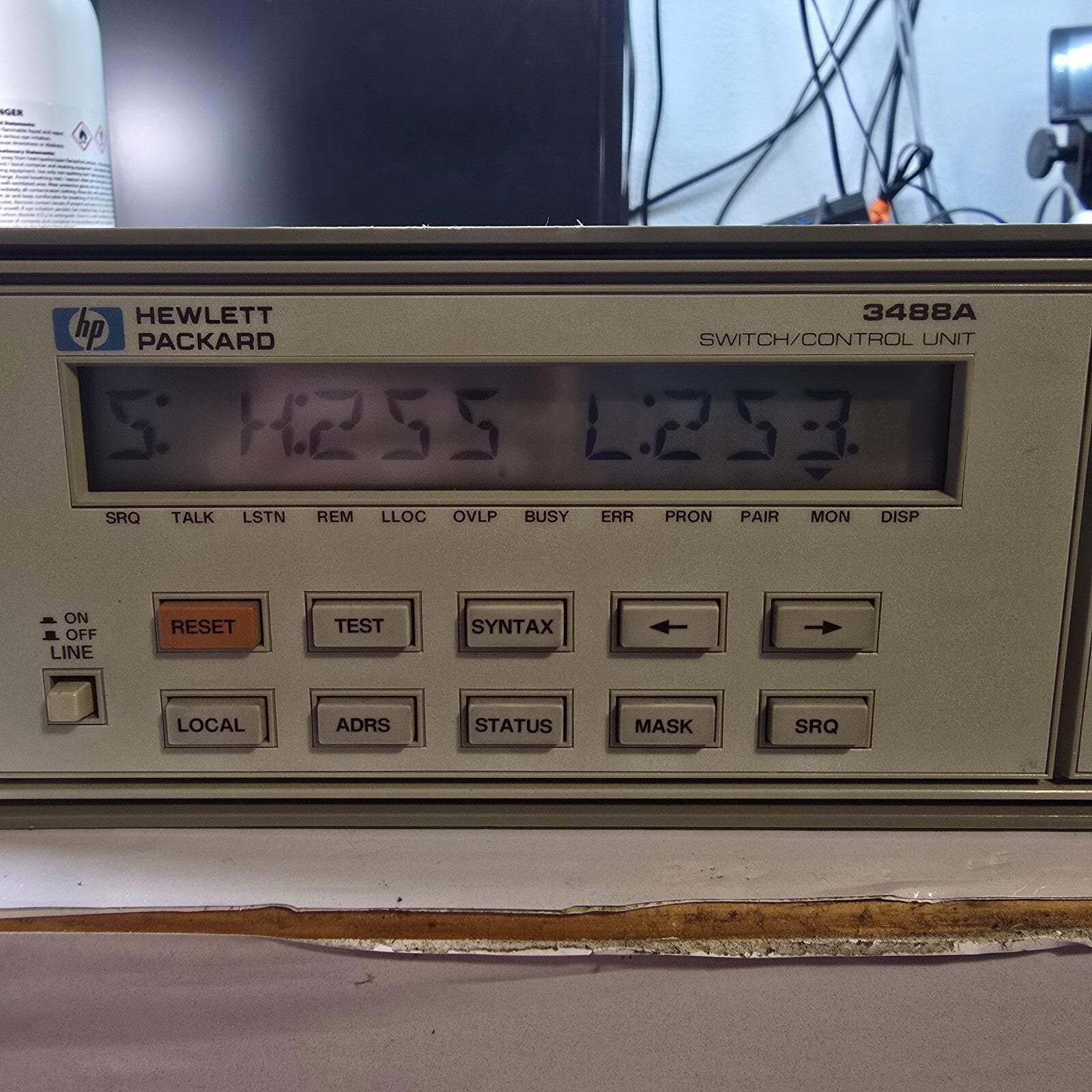 HP Agilent 44474A Digital Input/Output Switch Module - Tested and Working (1112)