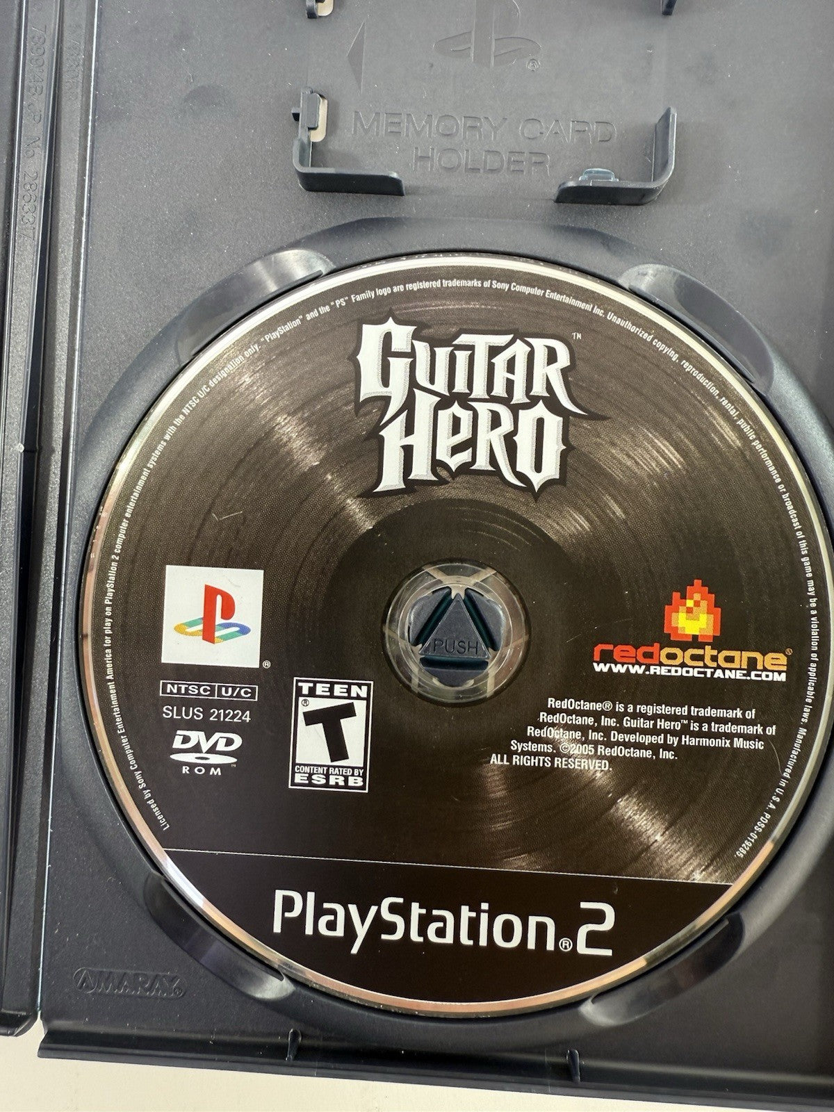 Guitar Hero (Sony PlayStation 2, 2006) Game Case Manual - Tested and Working