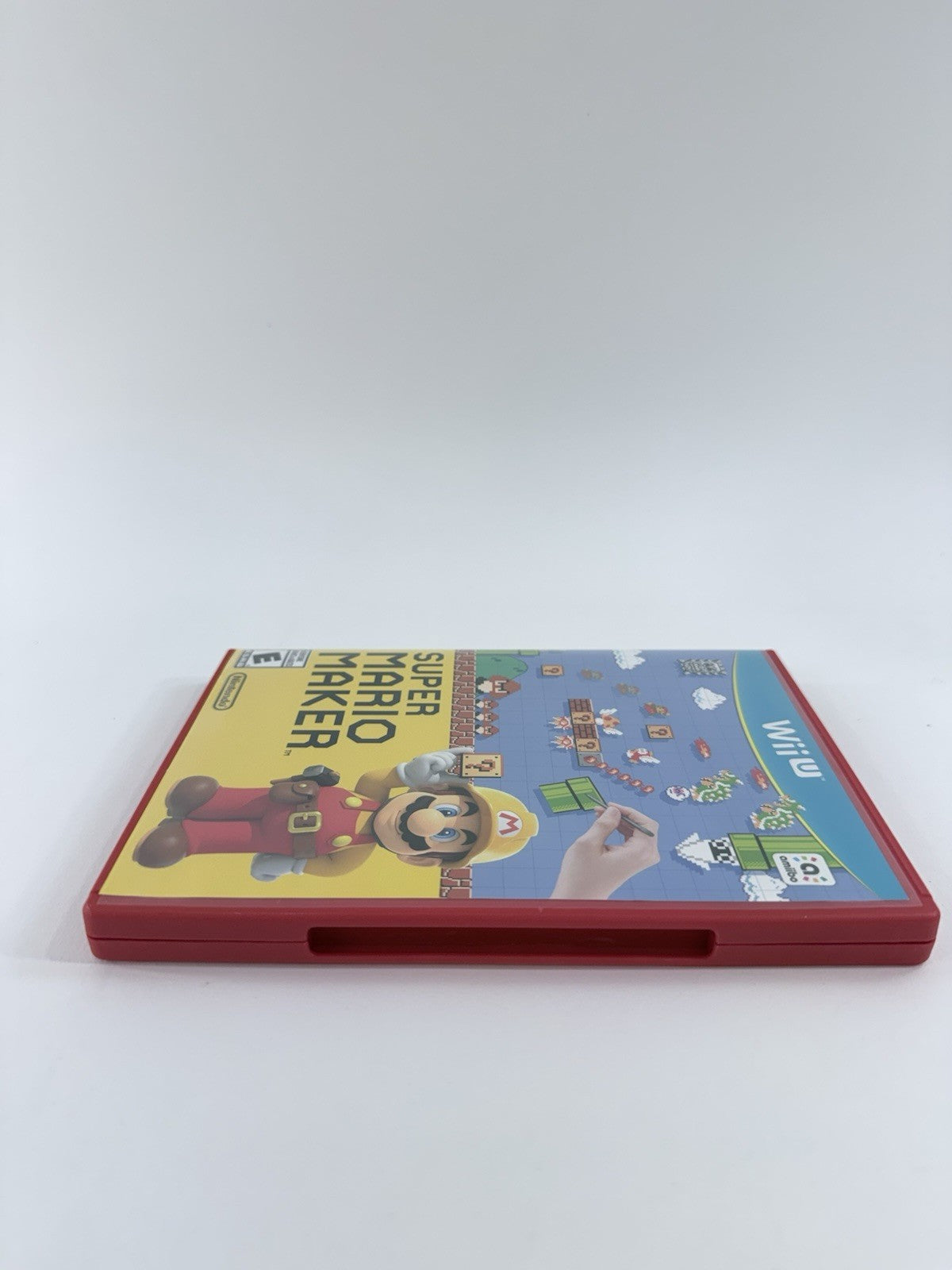 Super Mario Maker (Nintendo Wii U, 2015) Game Case Manual Box - Tested