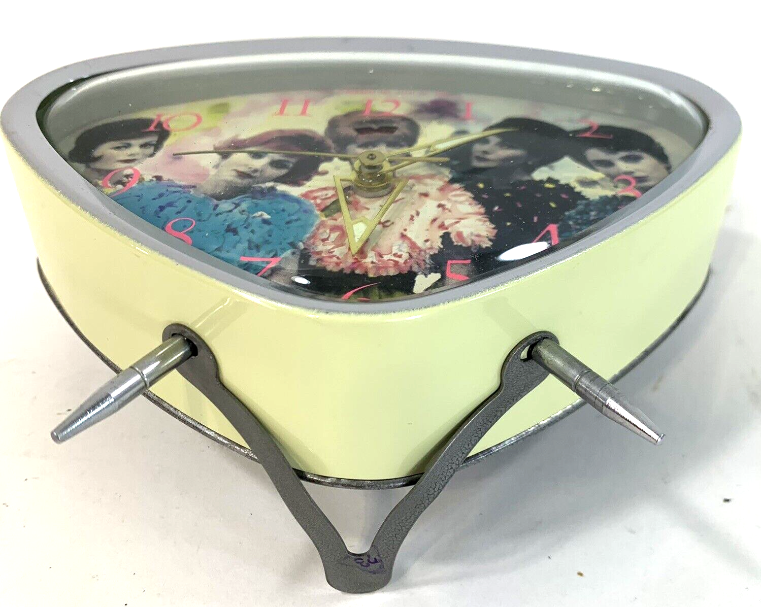 1988 Leadworks Inc. Wind-up Mid-Century Modern Alarm Clock - Tested and Working