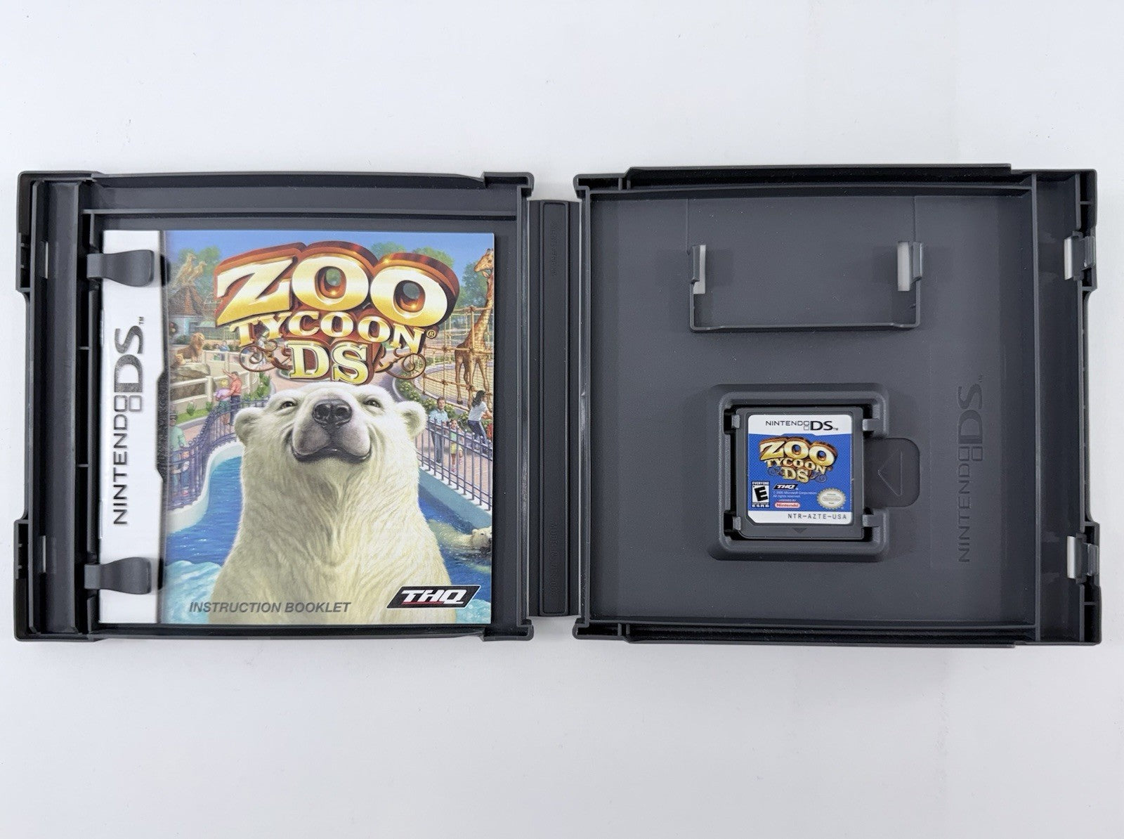 Zoo Tycoon DS (Nintendo DS, 2005) Game Case Manual - Tested and Working