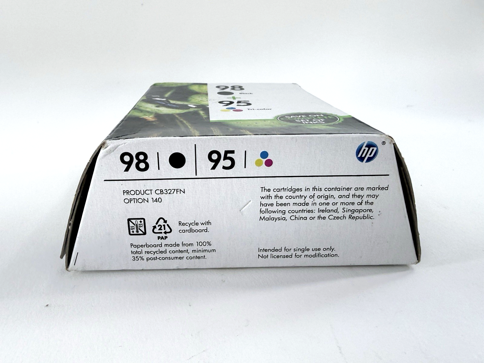 HP 95 + 98 Combo Pack Tri-Color/Black Ink Cartridge - Exp. Sept 2018 - New