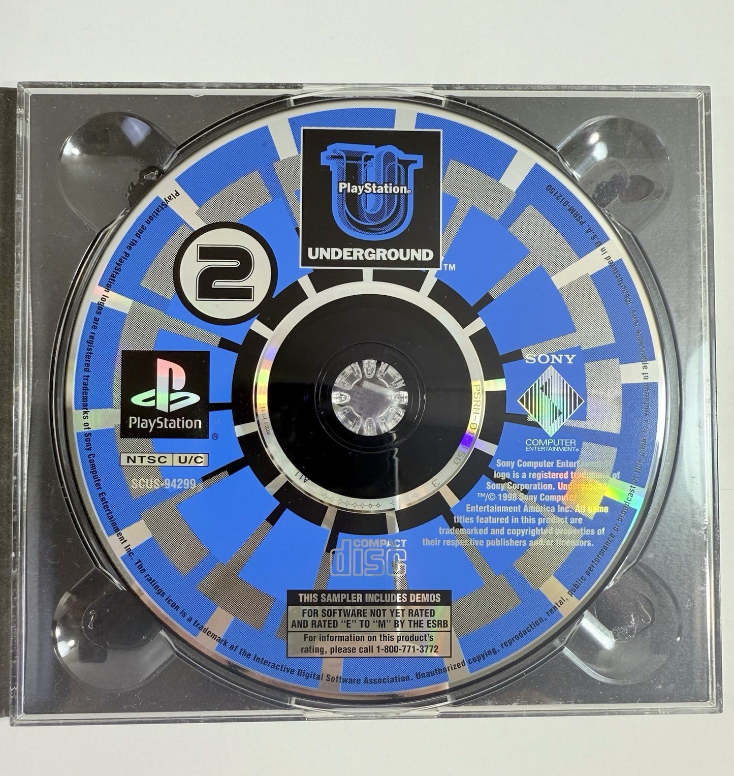 PlayStation Underground Vol. 2 Issue 4 (Sony PlayStation, 1998) Discs and Case