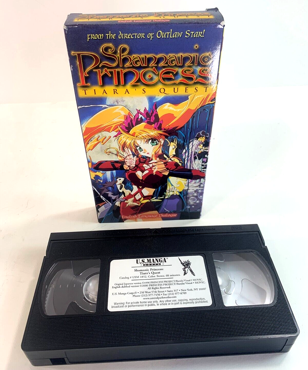 Shamanic Princess Vol. 1 - Tiaras Quest (VHS, 2000, Dubbed) - Tested