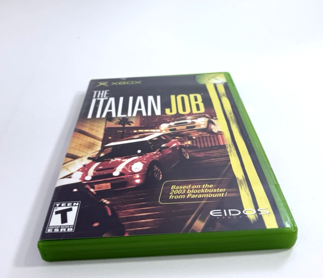 The Italian Job (Microsoft Xbox, 2003) Game and Case - Tested and Working