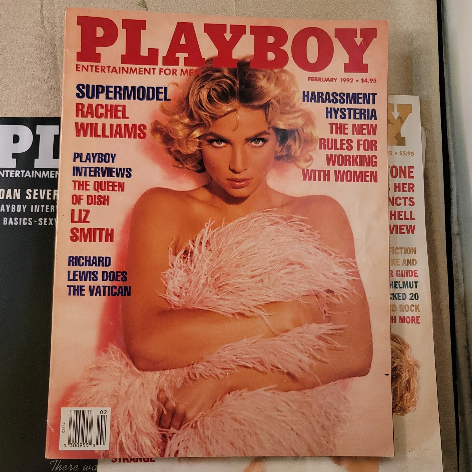 Playboy 1992 Set of 7 magazines - all with Centerfolds