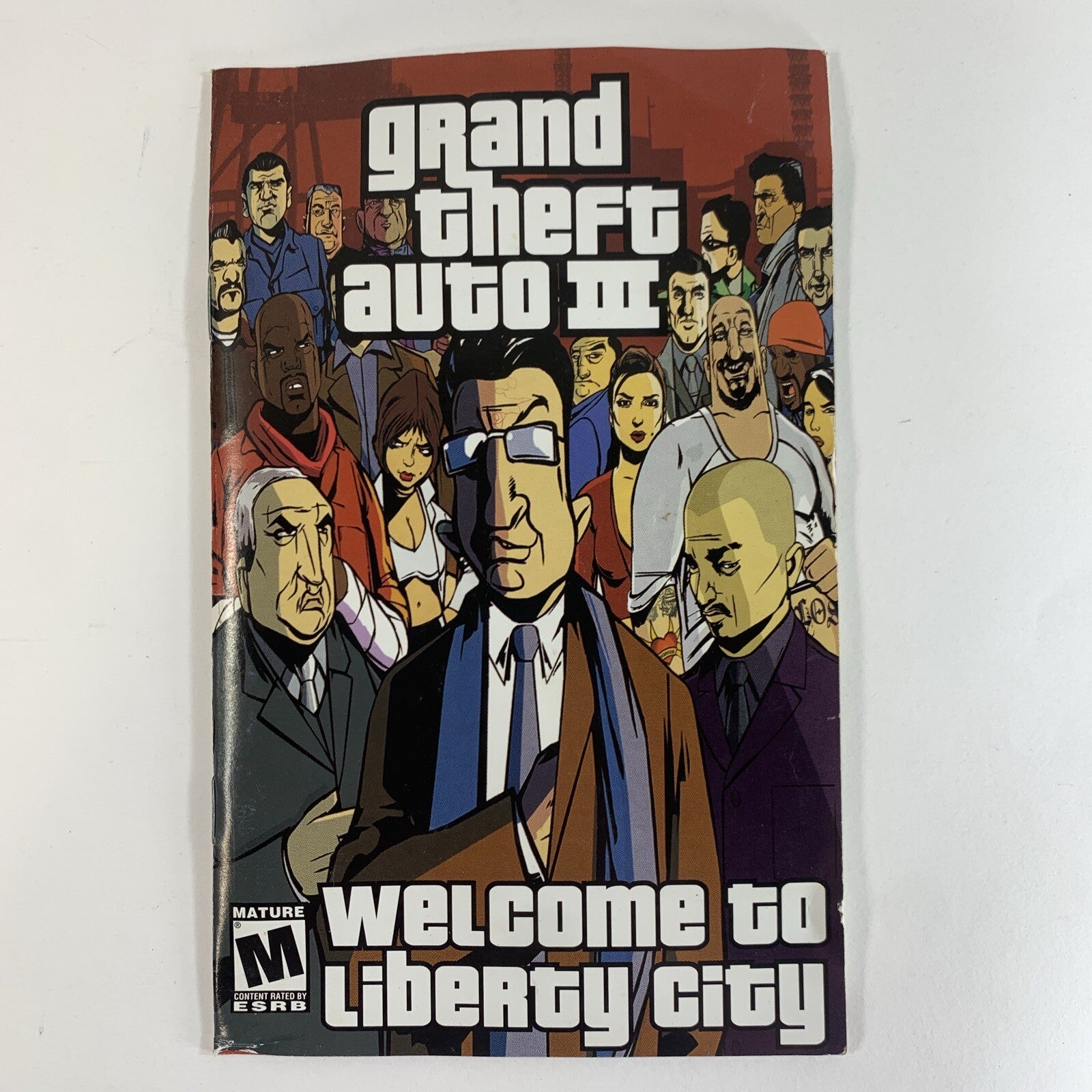 Grand Theft Auto III 3 (Sony PlayStation 2, 2001) Game Case Manual - Tested
